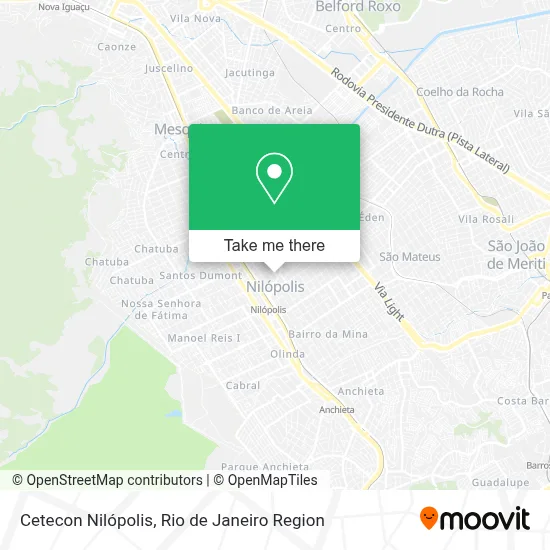 Cetecon Nilópolis map