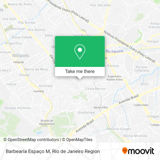 Barbearia Espaço M map