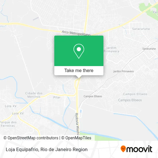Loja Equipafrio map