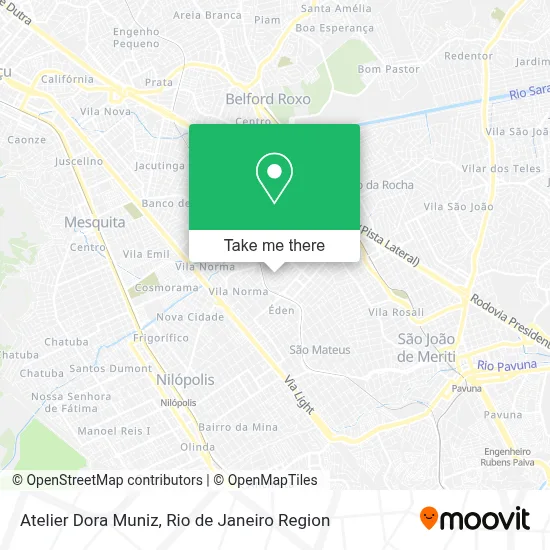 Atelier Dora Muniz map