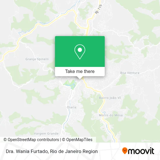 Dra. Wania Furtado map