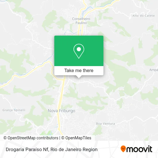 Drogaria Paraíso Nf map