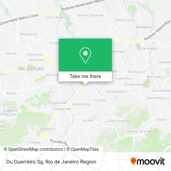 Du Guerreiro Sg map