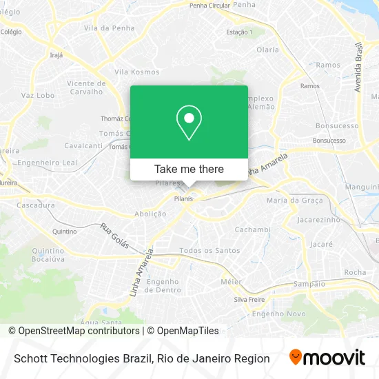 Schott Technologies Brazil map