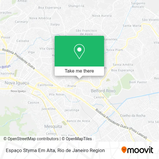 Espaço Styma Em Alta map