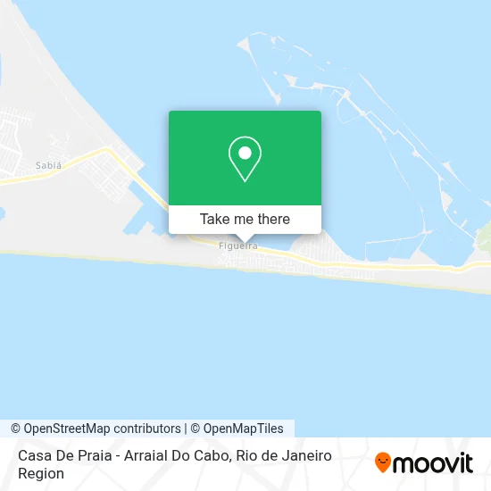 Casa De Praia - Arraial Do Cabo map