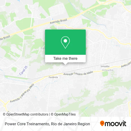 Power Core Treinamento map