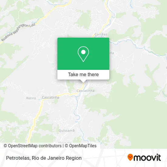 Petrotelas map