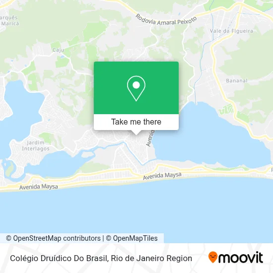 Colégio Druídico Do Brasil map