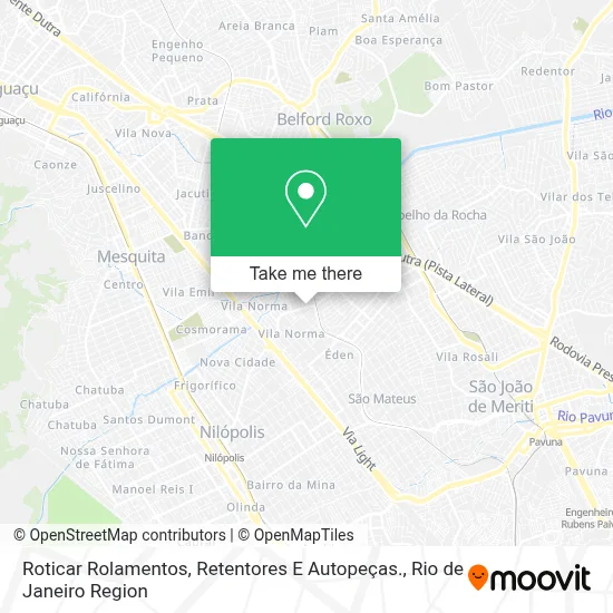 Roticar Rolamentos, Retentores E Autopeças. map