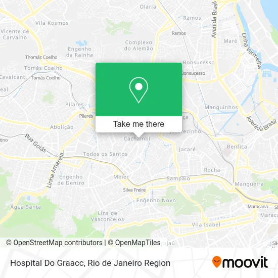 Hospital Do Graacc map