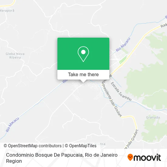 Condomínio Bosque De Papucaia map