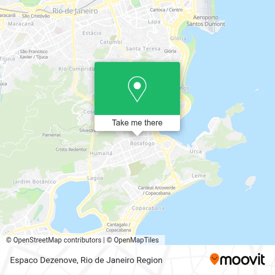 Espaco Dezenove map