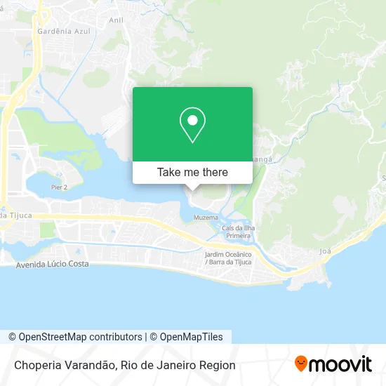 Choperia Varandão map