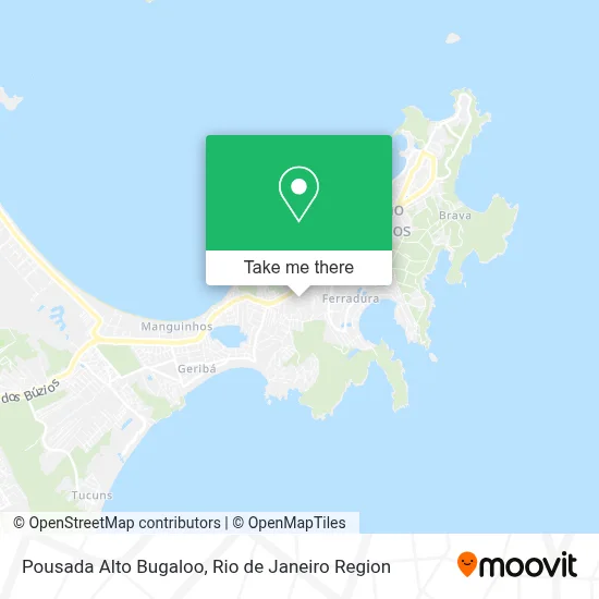 Pousada Alto Bugaloo map