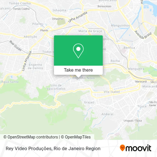Rey Vídeo Produções map
