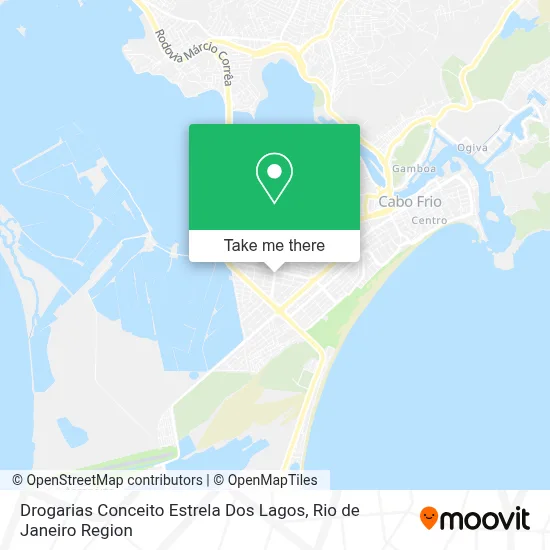 Drogarias Conceito Estrela Dos Lagos map