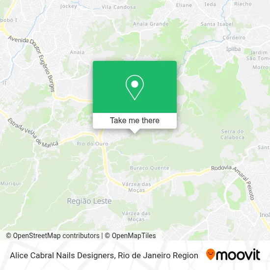 Alice Cabral Nails Designers map
