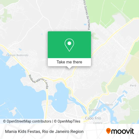 Mania Kids Festas map