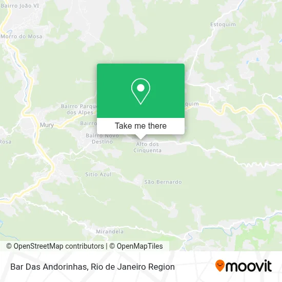 Bar Das Andorinhas map