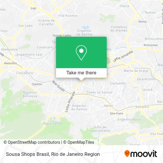 Sousa Shops Brasil map
