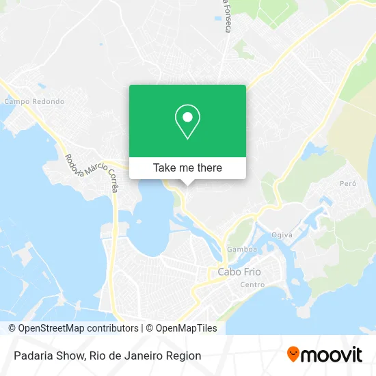 Padaria Show map