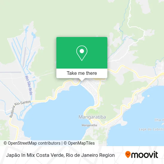 Japão In Mix Costa Verde map