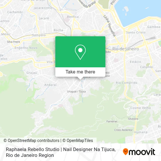 Raphaela Rebello Studio | Nail Designer Na Tijuca map