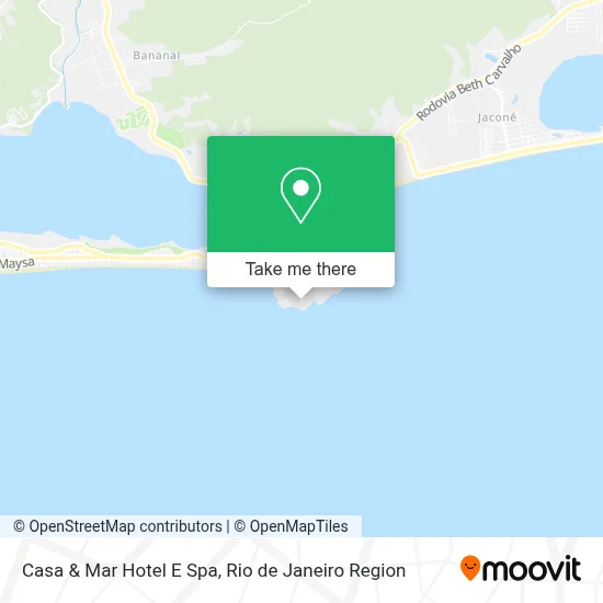 Casa & Mar Hotel E Spa map