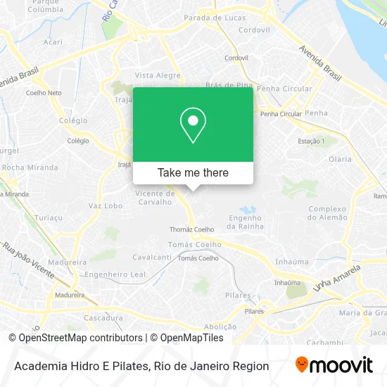 Academia Hidro E Pilates map