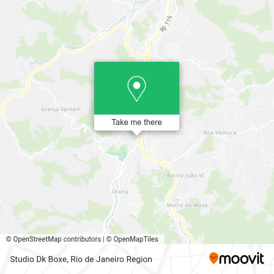Studio Dk Boxe map