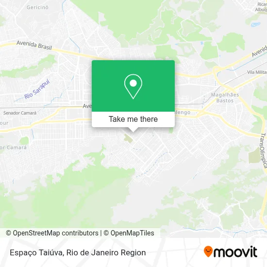 Espaço Taiúva map