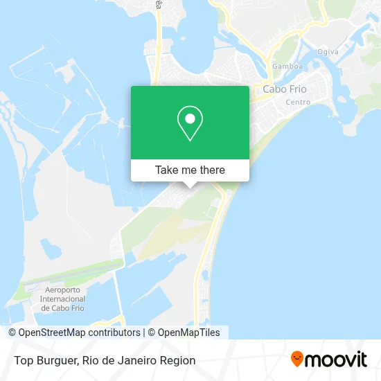 Top Burguer map