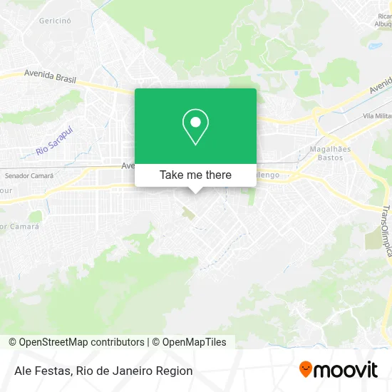 Ale Festas map