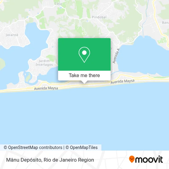 Mânu Depósito map