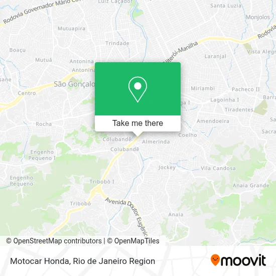 Motocar Honda map