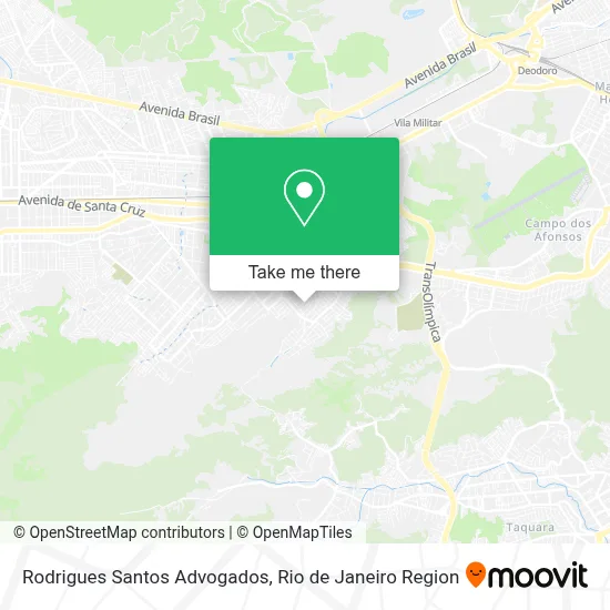 Rodrigues Santos Advogados map