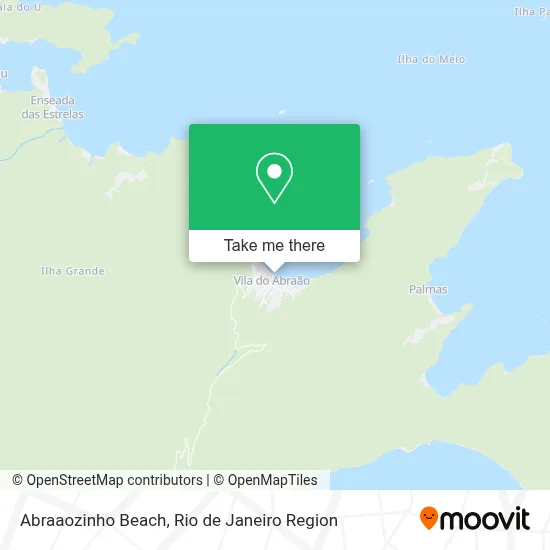 Abraaozinho Beach map