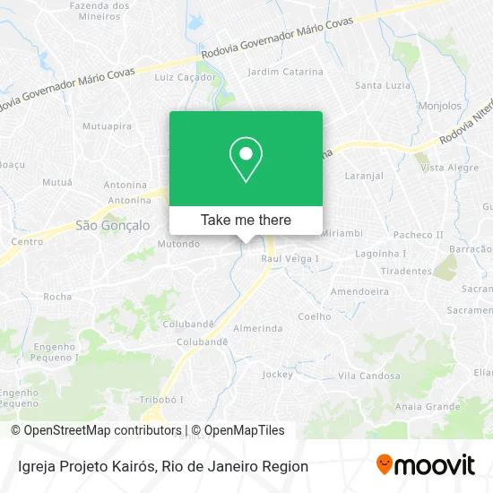 Igreja Projeto Kairós map
