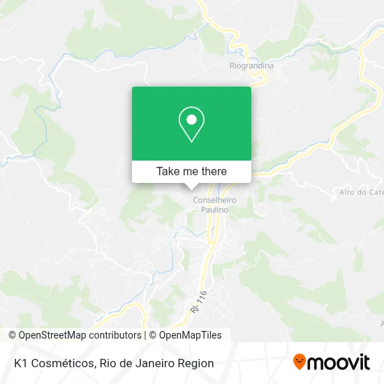 K1 Cosméticos map
