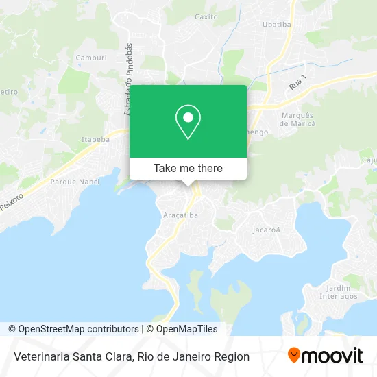 Veterinaria Santa Clara map