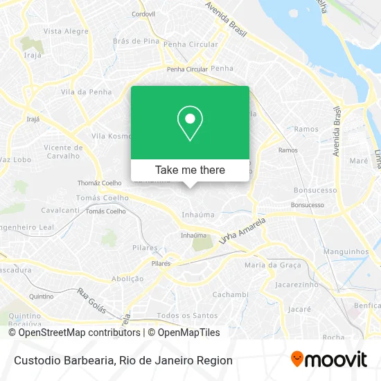 Custodio Barbearia map