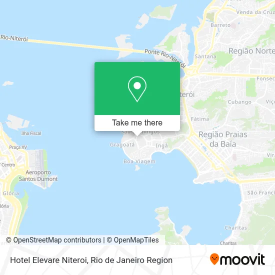 Hotel Elevare Niteroi map