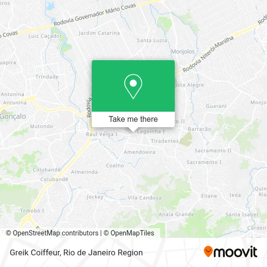 Greik Coiffeur map