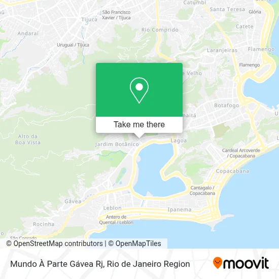 Mundo À Parte Gávea Rj map