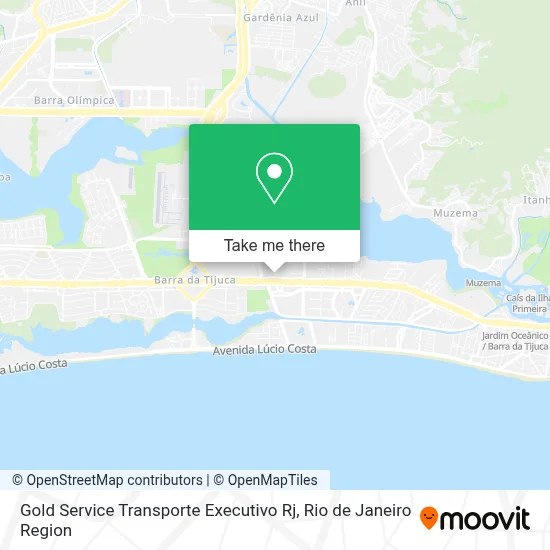 Gold Service Transporte Executivo Rj map