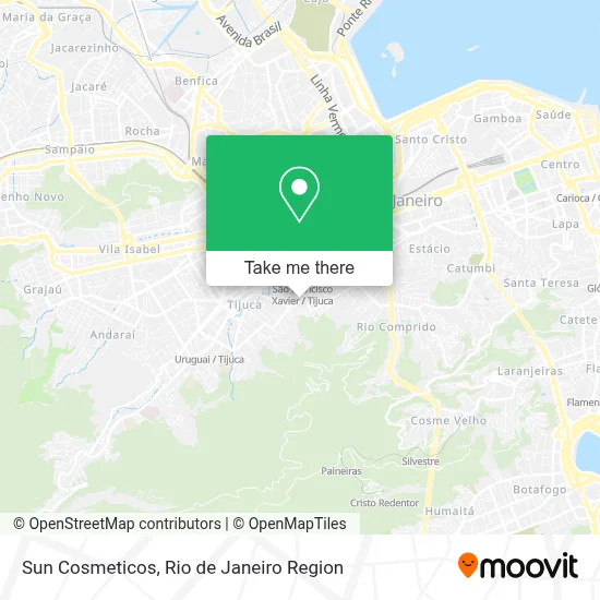 Sun Cosmeticos map