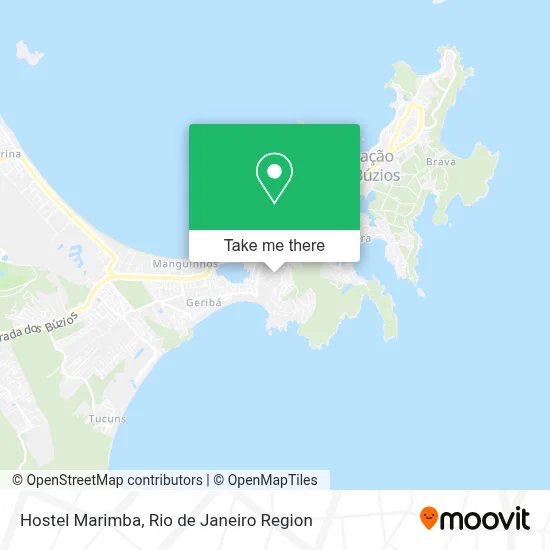 Hostel Marimba map