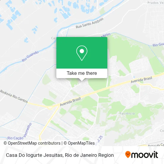 Casa Do Iogurte Jesuitas map