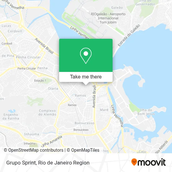 Grupo Sprint map